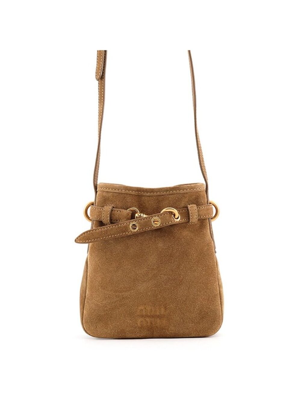 Miu Miu Shoulder Bag Pouch Suede